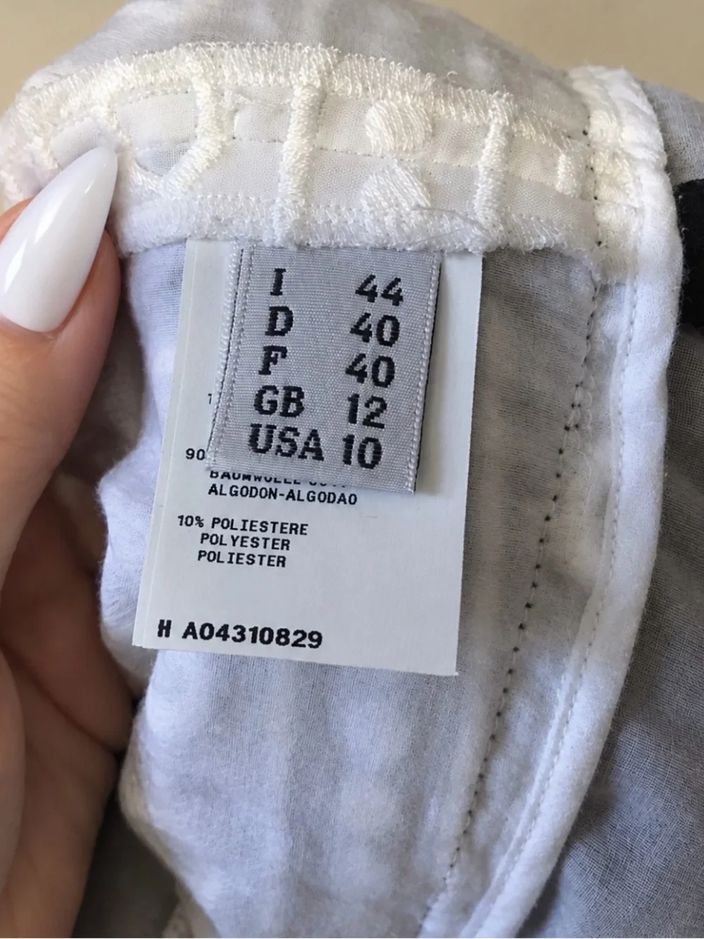 Black and White Moschino Dress